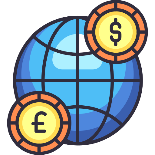 Global banking Generic Outline Color icon