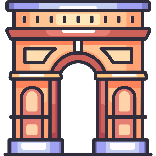 Триумфальная арка Generic Outline Color иконка