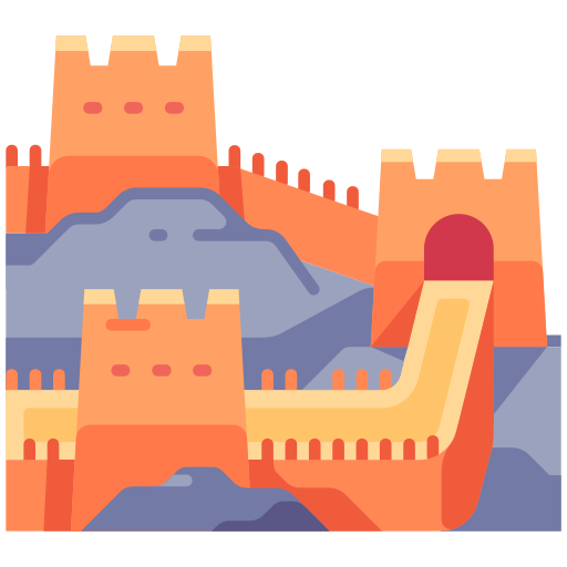 Great wall of china Generic Flat icon