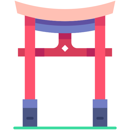 Itsukushima shrine Generic Flat icon