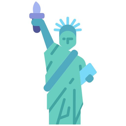 Статуя Свободы Generic Flat иконка