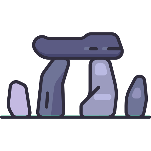 stonehenge Generic Outline Color ikona