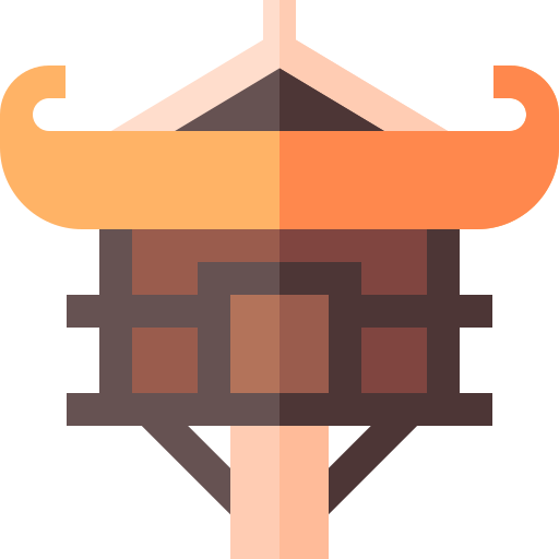 pagode Basic Straight Flat icoon