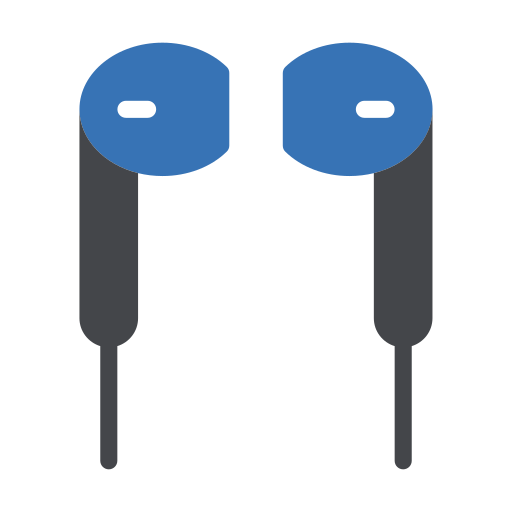 이어폰 Generic Blue icon