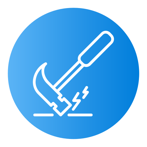 Hammer Generic Flat Gradient icon