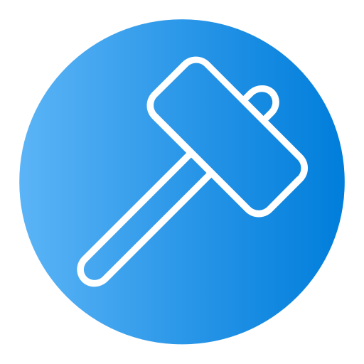 hammer Generic Flat Gradient icon