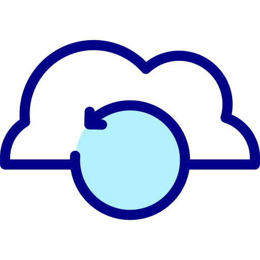 chmura Detailed Mixed Lineal color ikona