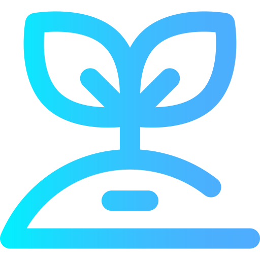 pflanze Super Basic Omission Gradient icon