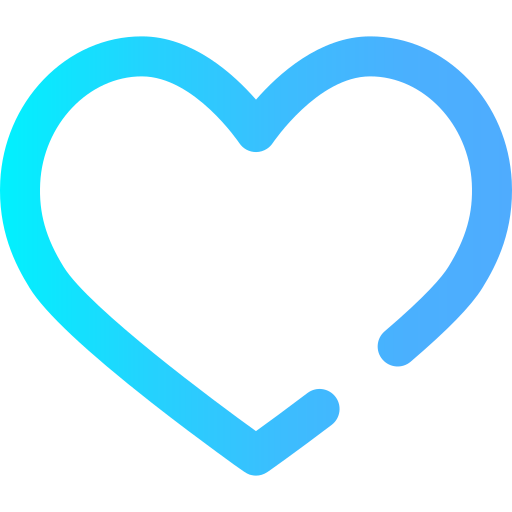心臓 Super Basic Omission Gradient icon