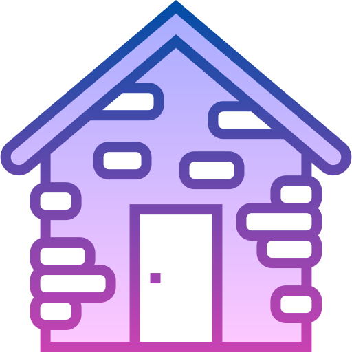 haus Detailed bright Gradient icon