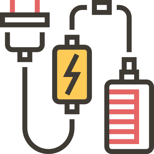 batterie Meticulous Yellow shadow icon