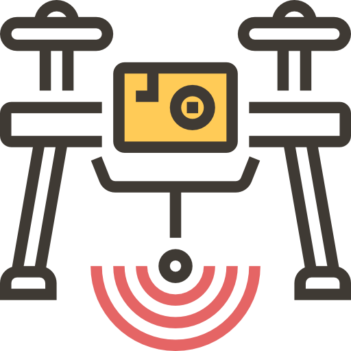 Drone Meticulous Yellow shadow icon