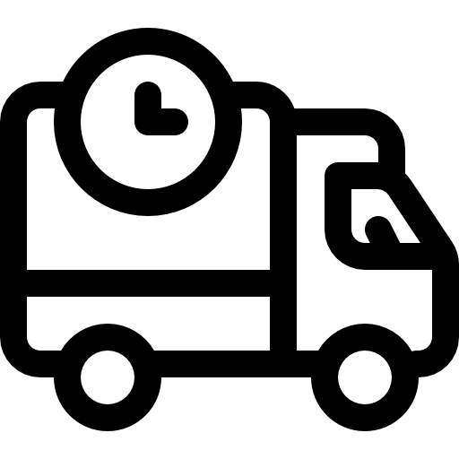 Грузовая машина Basic Rounded Lineal иконка