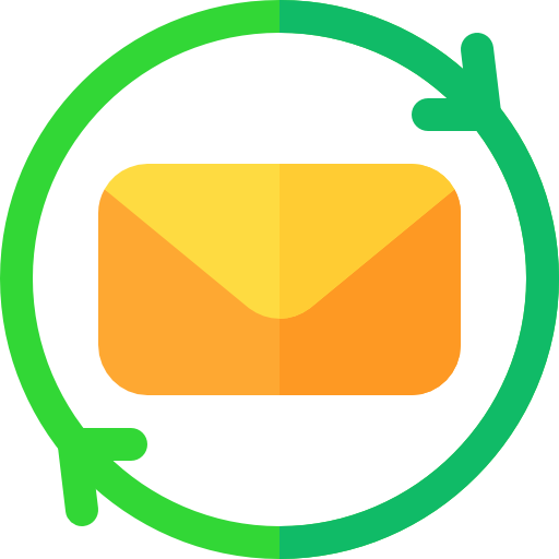 mail Basic Rounded Flat icon