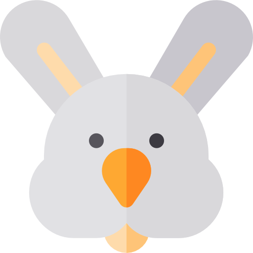 Arctic hare Basic Rounded Flat icon
