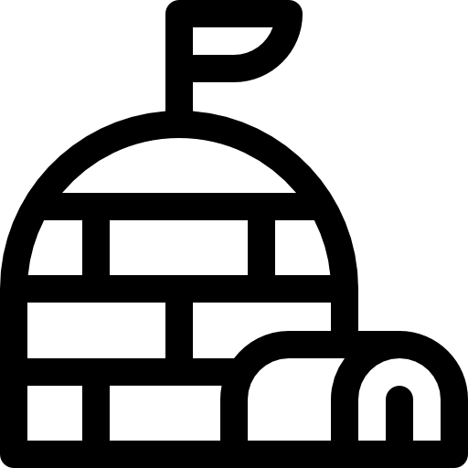 igloo Basic Rounded Lineal icona