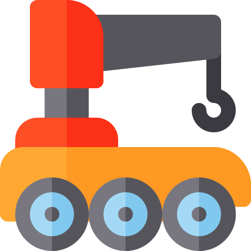 Промышленный робот Basic Rounded Flat иконка