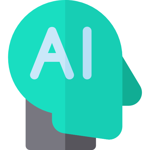 künstliche intelligenz Basic Rounded Flat icon