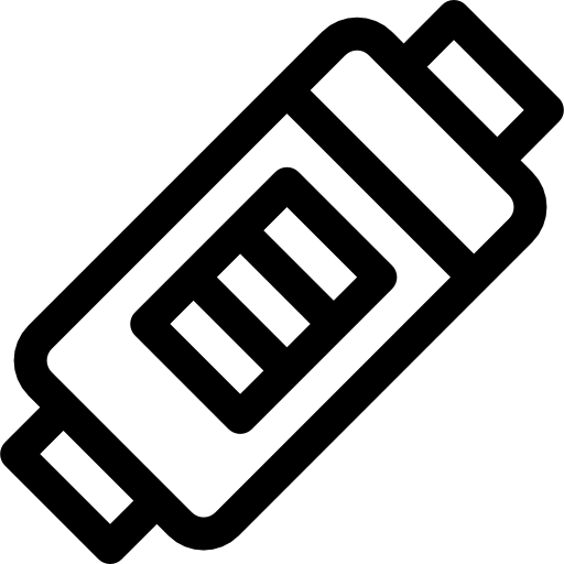 배터리 Basic Rounded Lineal icon