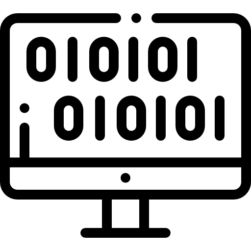 binário Detailed Rounded Lineal Ícone