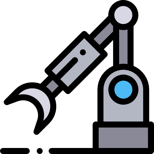 braccio robotico Detailed Rounded Lineal color icona