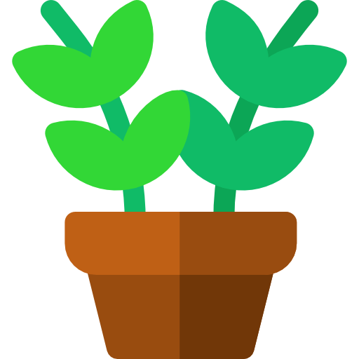 Zamioculcas Basic Rounded Flat icon