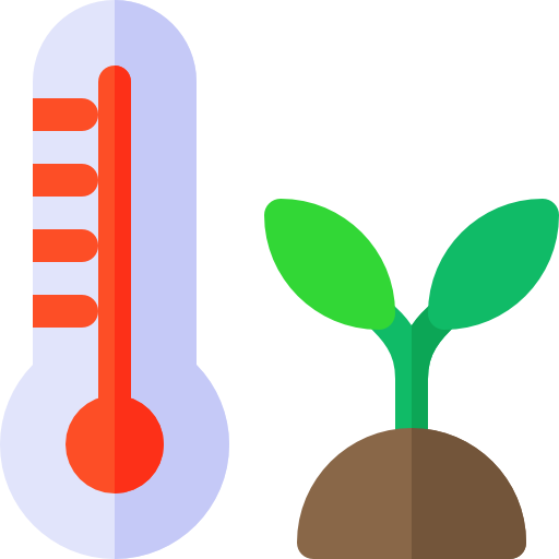 thermometer Basic Rounded Flat icoon
