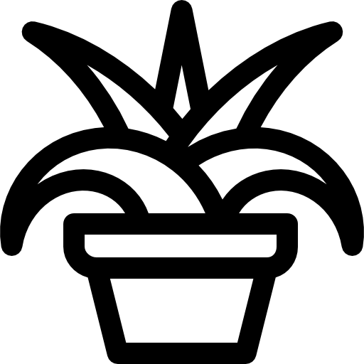 clorofito Basic Rounded Lineal icono