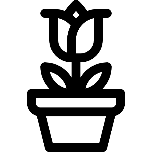 장미 Basic Rounded Lineal icon