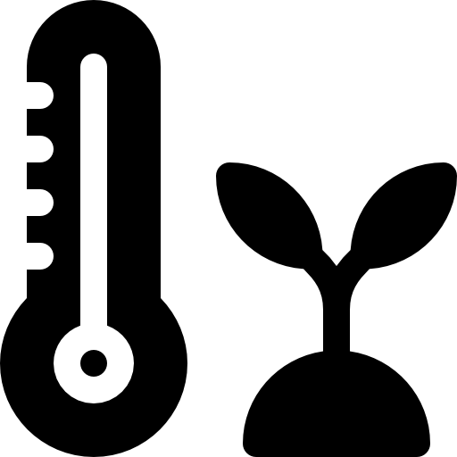 termómetro Basic Rounded Filled icono