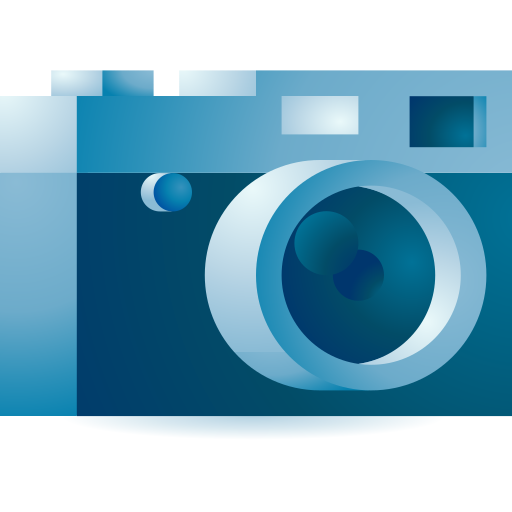 カメラ 3D Toy Gradient icon