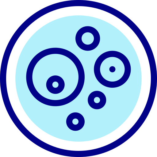 Petri dish Detailed Mixed Lineal color icon
