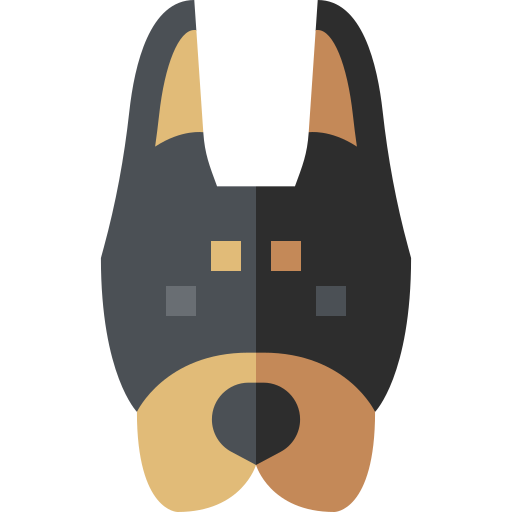 dobermann Basic Straight Flat Icône