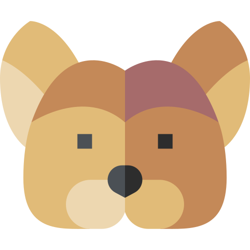 Yorkshire terrier Basic Straight Flat icon