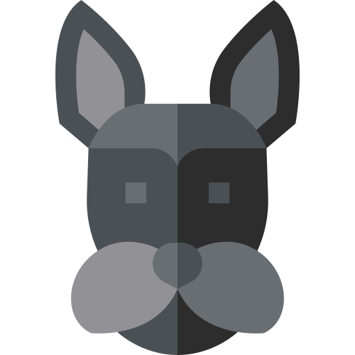 terrier scozzese Basic Straight Flat icona