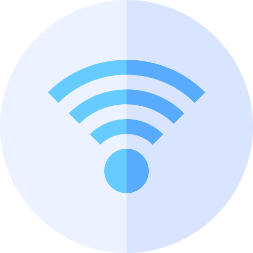 wi-fi接続 Basic Straight Flat icon