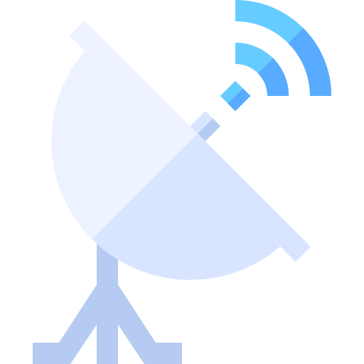 antena satelitarna Basic Straight Flat ikona