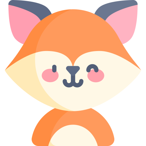 Fox Kawaii Flat icon