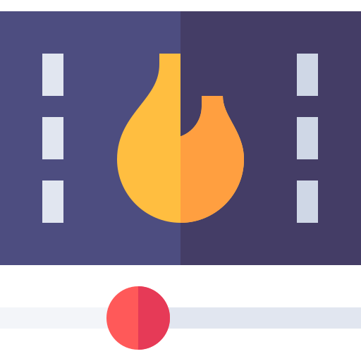 Video Basic Straight Flat icon