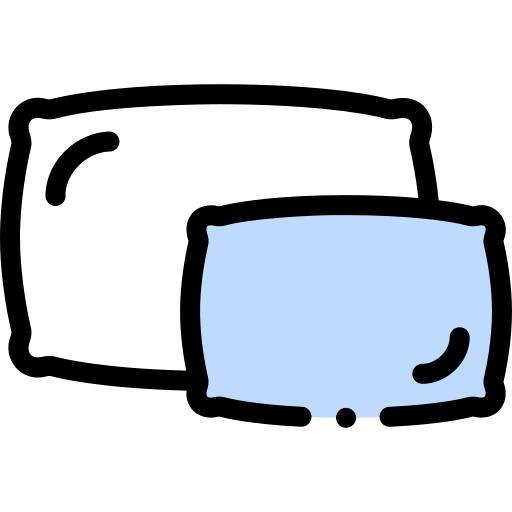 Pillow Detailed Rounded Lineal color icon