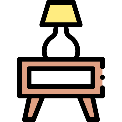 Sideboard Detailed Rounded Lineal color icon