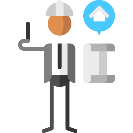 Architect Puppet Characters Flat icon