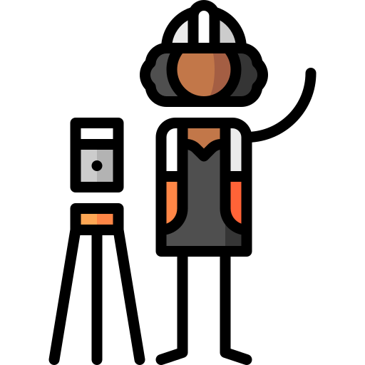 ingenieur Puppet Characters Lineal Color icon