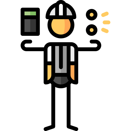 Quantity surveyor Puppet Characters Lineal Color icon