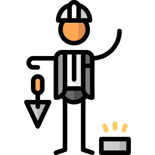 ワーカー Puppet Characters Lineal Color icon