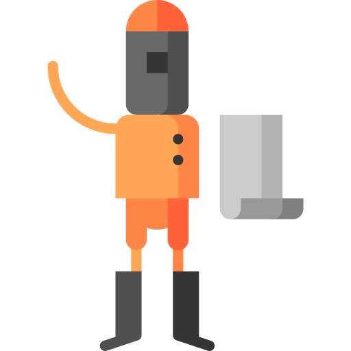 Worker Puppet Characters Flat icon