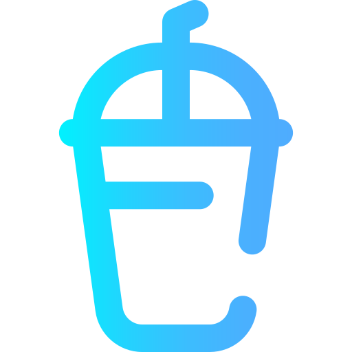 Drink Super Basic Omission Gradient icon