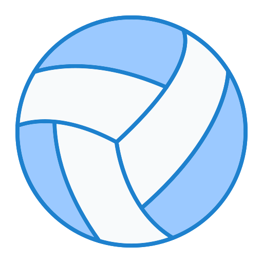バレーボールのボール Generic Blue icon