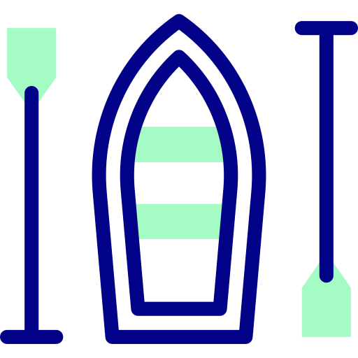 Łódź rybacka Detailed Mixed Lineal color ikona