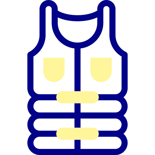 Life vest Detailed Mixed Lineal color icon